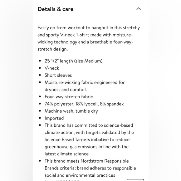 EUC Zella Light Blue Breathe Active V-Neck Women's T- shirt,Size Large - Picture 12 of 13